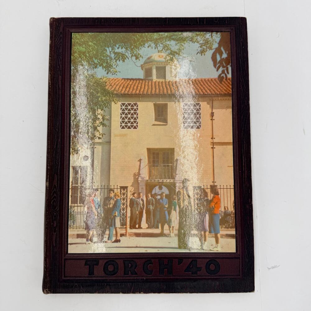 Vintage "Torch" Fullerton California Junior College Yearbook-1940